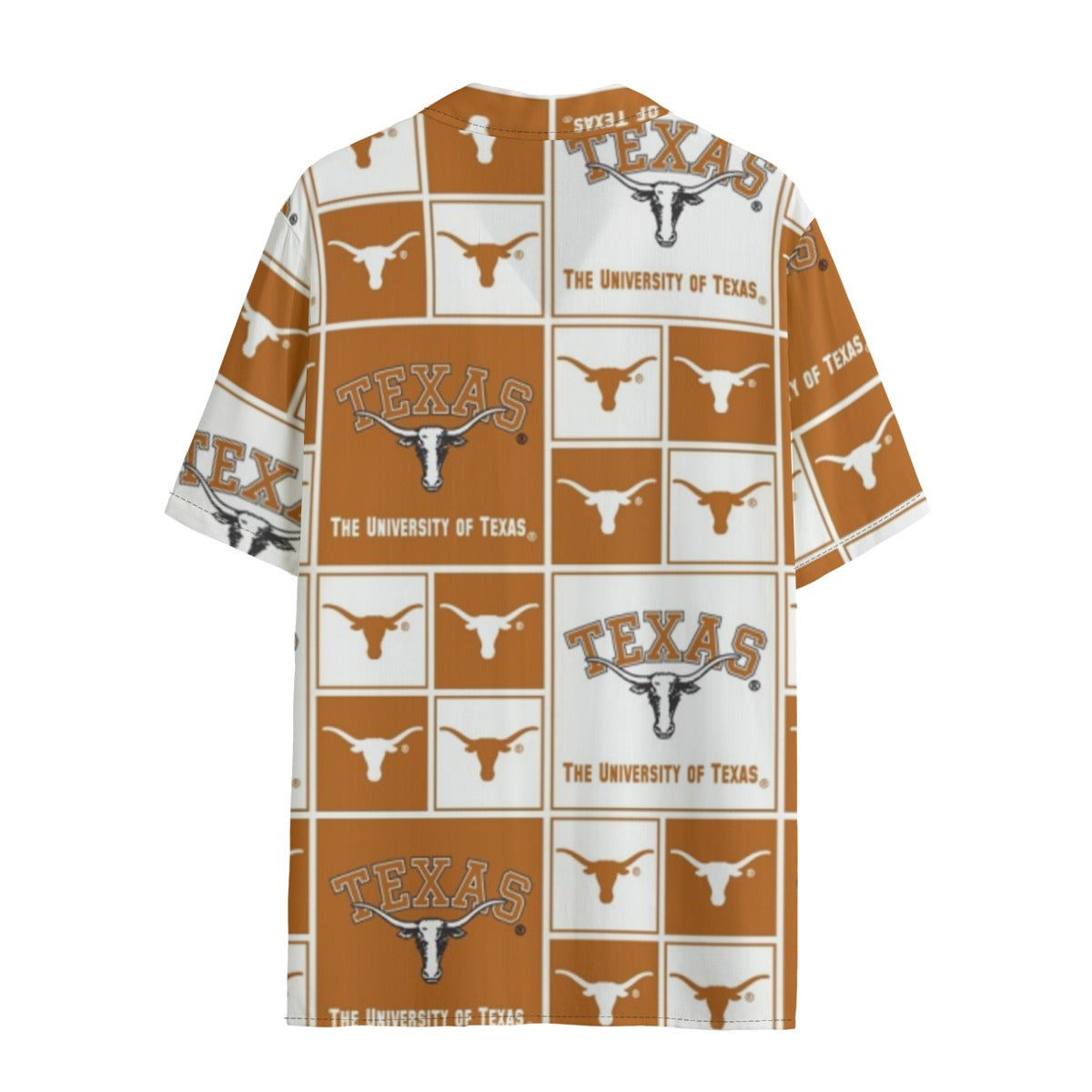 Texas Longhorns Women's Hawaii Shirt | 120GSM White varsity sports apparel