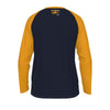 Dark Slate Gray Los Angeles Long Sleeve Raglan Shirt – Vintage Athletic Varsity Streetwear Tee