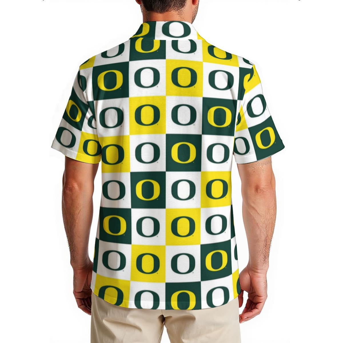 Oregon Ducks Men's Hawaiian Shirt|150GSM - Big Ten football apparel varsity sportswear product image 2.0