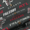 atlanta-falcons-childrens-shirt-with-pocket-125gsm-cotton red black football outfit fabric close-up