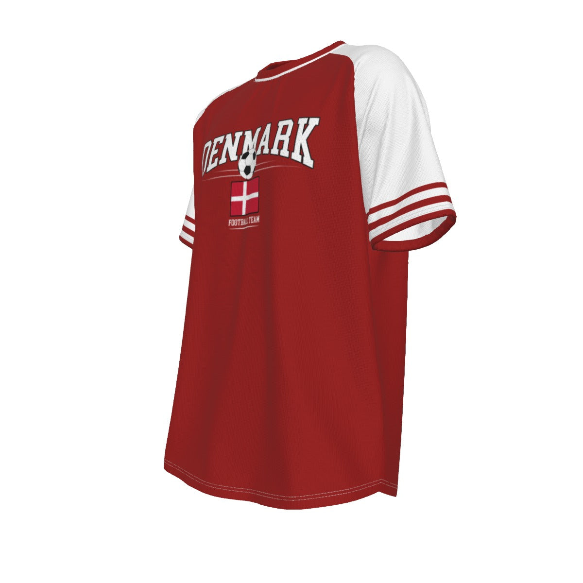 White Smoke Denmark Soccer Fan T-Shirt – Vintage Denmark Football Shirt Retro Danish National Team Style | Classic Denmark Soccer Tee
