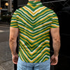 Black Green Bay Football Yellow Green Men’s Polo Shirt – Game Day Streetwear