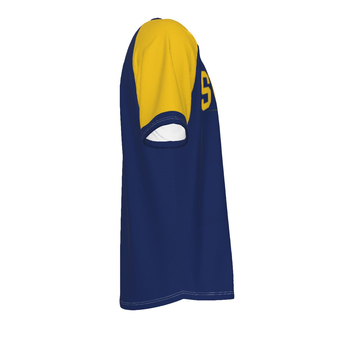 Sweden Soccer T-Shirt Blue and Yellow – Sweden Football Fan Shirt with Flag Graphic streetwear fashion product image 4
