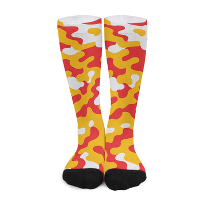 White Smoke Kansas City Chiefs Camo Long Socks
