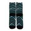 Black Philadelphia Eagles Zebra Socks