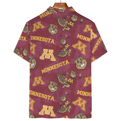 Minnesota Golden Gophers Polo Shirt | 180GSM White varsity sports apparel