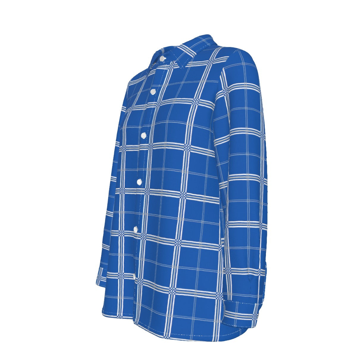 kentucky wildcats tartan plaid oversized button up women shirt women's elastic-back shirt women tartan plaid game day fashion