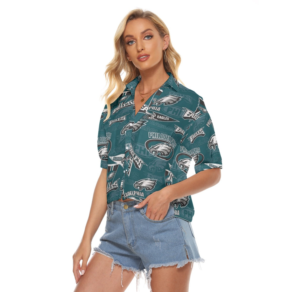 Philadelphia Eagles Women's V-neck Shirts