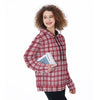 alabama crimson tide tartan plaid crimson white women's pullover hoodie crimson white tartan plaid game day fashion