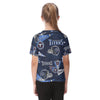 tennessee-titans-kids-t-shirt navy light blue football close-up design detail