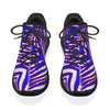 White Smoke Buffalo football Coconut Shoes – Red Blue White Zebra Game Day Style