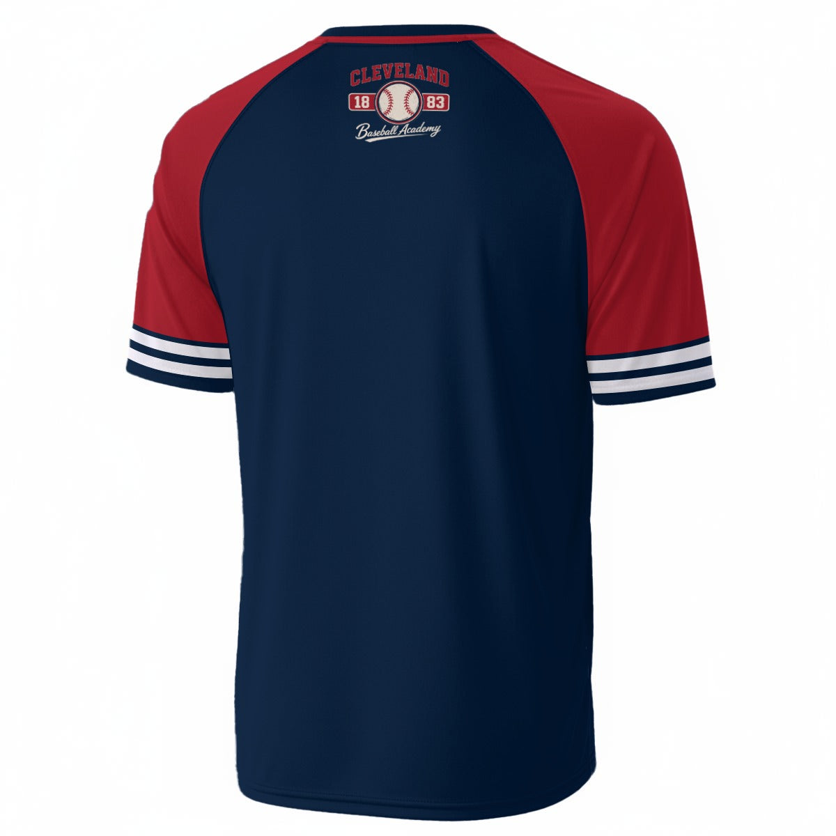 Cleveland Baseball Academy Shirt Navy Red Vintage 1983 Style Game Day Tee streetwear fashion product image 3