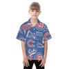 Chicago Cubs Kid's Hawaiian Vacation Shirt chicago cubs baseball fan apparel game day outfit