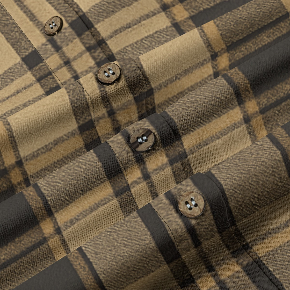 central florida knights tartan plaid black gold women's shirt | 125gsm cotton women tartan plaid game day shirt