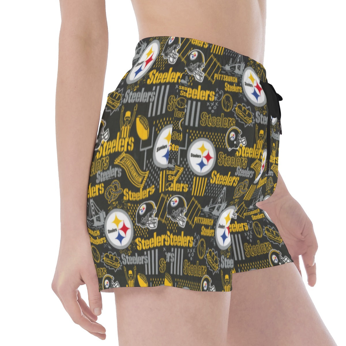 Pittsburgh Steelers Wide Waistband Sport Shorts