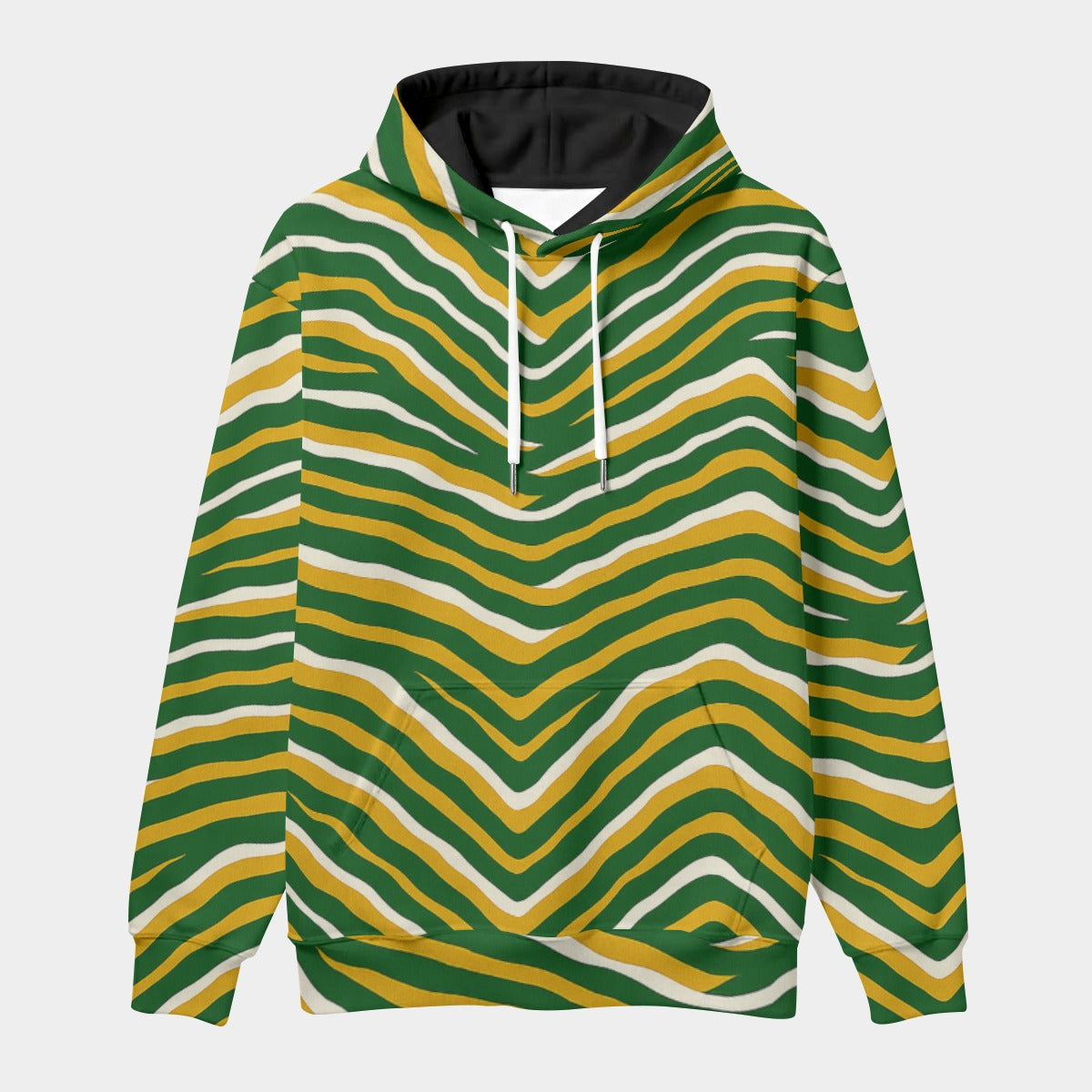 Green Bay Football Yellow Green Thicken Pullover Hoodie – Game Day Streetwear – lightweight game day shirt, breathable comfort wear, image 1.0