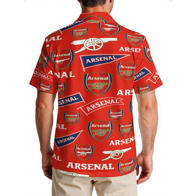 Arsenal FC Men's Hawaiian Shirt|150GSM
