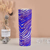 Tan Skinny Tumbler Stainless Steel with Lids 30OZ – Red Blue White Zebra Game Day Style