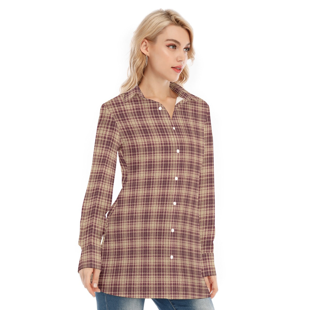college tartan plaid women shirt women tartan plaid fashion