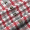 Light Slate Gray Alabama Cotton Shirt Women 125GSM – Crimson Plaid Football Style Tee