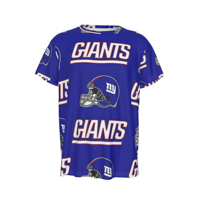 New York Giants  Men's Round Neck Short Sleeve T-Shirt – breathable comfort wear, game day outfit, image 1031