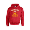 Athletic Aesthetic San Francisco football Hoodie |Gildan 18500 – casual fan outfit, lightweight game day shirt, image 1.0