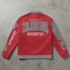 Buckeye Columbus Ohio-inspired college style Unisex Collared Jacket – nfl fan apparel, football shirt, image 1.0