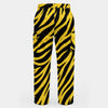 Black Pittsburgh Football Yellow Black Zebra Men's Cargo Pants