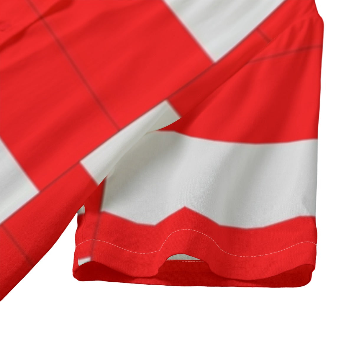 Austria flag football fans Women's Hawaii Shirt | 120GSM streetwear fashion product image 4