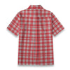 georgia bulldogs tartan plaid oversized button up women shirt women's shirt | 125gsm cotton women tartan plaid game day fashion