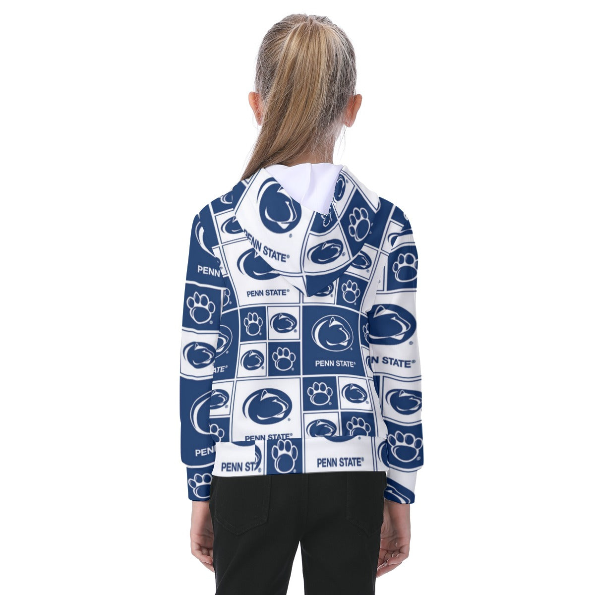 Penn State - Nittany Lions Kid's Heavy Fleece Hoodie White varsity sports apparel