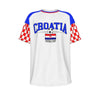 Croatia Soccer Fan T-Shirt – Vintage Croatia Football Shirt Croatian National Team Style | Retro Croatia Soccer Tee – sportswear style, game day outfit, image 1.0