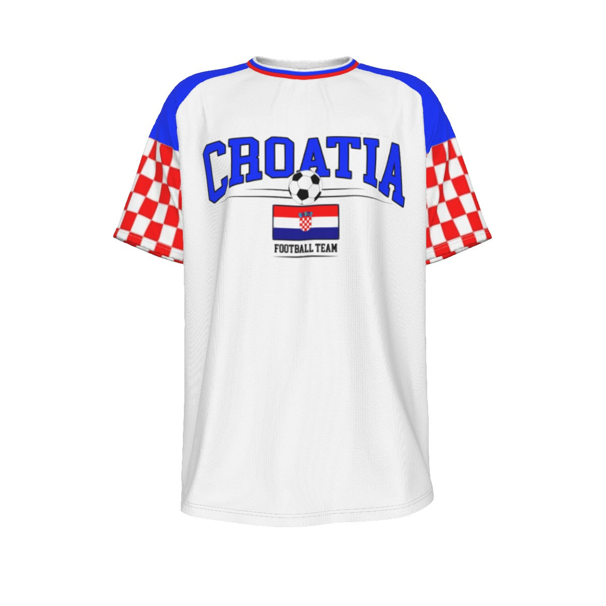 Croatia Soccer Fan T-Shirt – Vintage Croatia Football Shirt Croatian National Team Style | Retro Croatia Soccer Tee – sportswear style, game day outfit, image 1.0