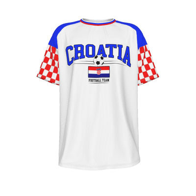 Croatia Soccer Fan T-Shirt – Vintage Croatia Football Shirt Croatian National Team Style | Retro Croatia Soccer Tee – sportswear style, game day outfit, image 1.0