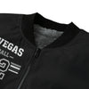 Black Las Vegas Football 702 Varsity Jacket – 90s Streetwear Style