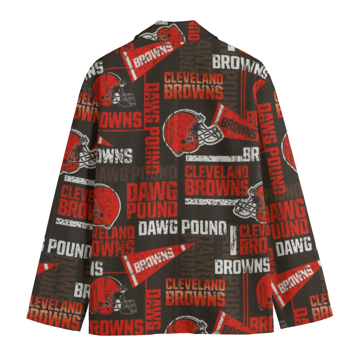 Cleveland Football Blazer Men Black Red Game Day Jacket streetwear fashion product image 4