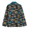 Jacksonville Football Blazer Black Teal Game Day Jacket