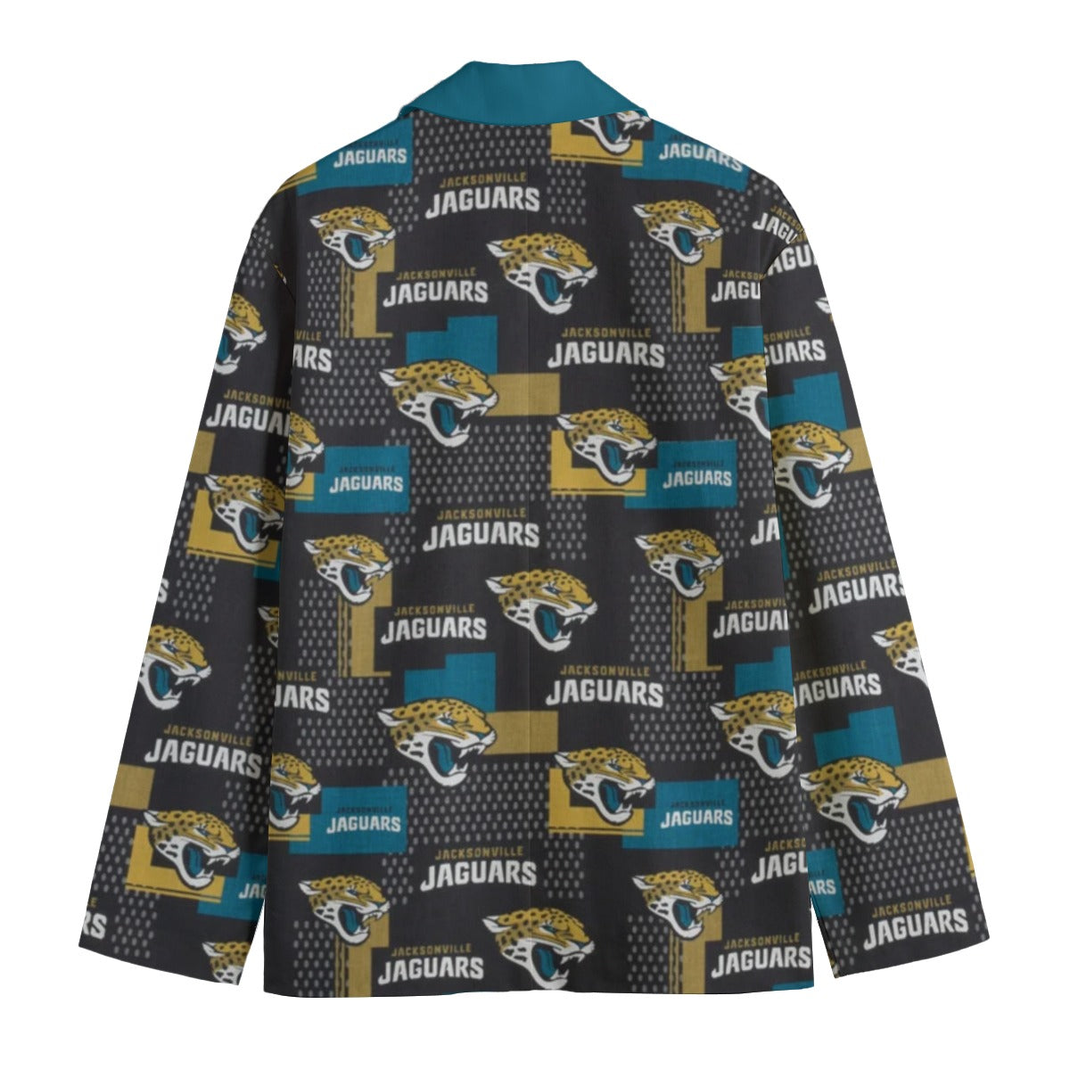 Jacksonville Football Blazer Black Teal Game Day Jacket