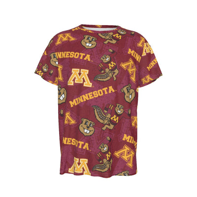 Minnesota Golden Gophers Short Sleeve T-Shirt White varsity sports apparel