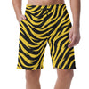 Pittsburgh Football Yellow Black Zebra Men's Casual Short Pants – nfl fan apparel, sportswear style, image 1.0