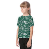 new-york-jets-kids-t-shirt green white football outfit fabric close-up