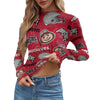 Ohio State - Buckeyes Women's Mesh T-shirt White game day varsity apparel