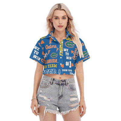 Florida Gators Women's Cropped Shirt - college football fan apparel sportswear product image 1.0