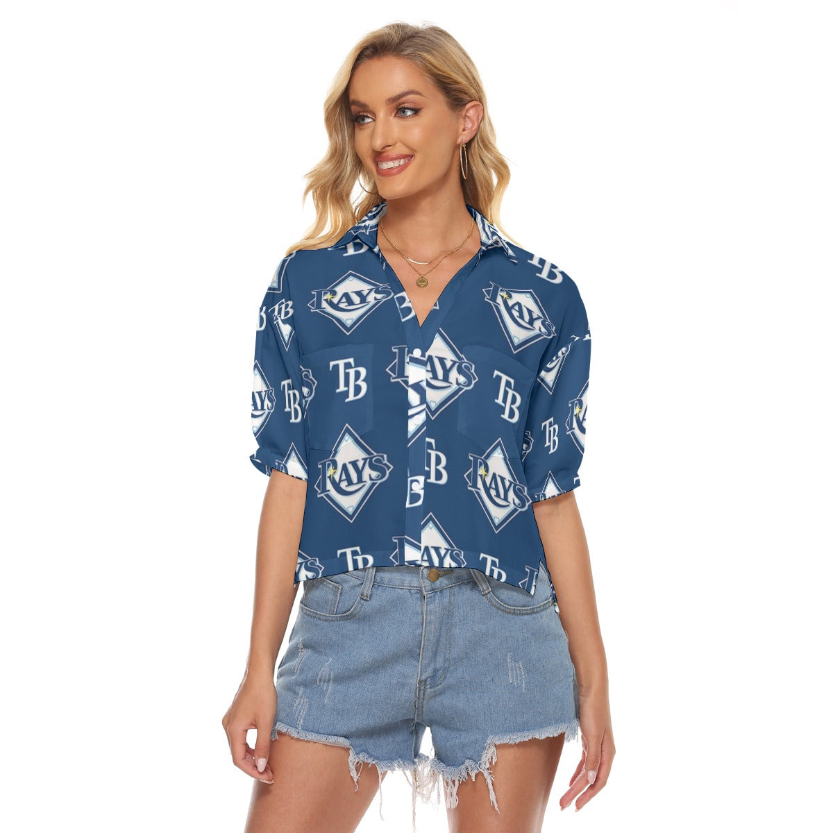 Tampa Bay Rays Women's V-neck Shirts tampa bay rays baseball fan apparel game day outfit