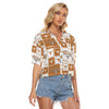 White Smoke Texas at Austin - Longhorns Women's V-neck Shirts