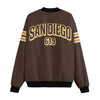 White Smoke San Diego 619 Varsity Bomber Jacket – Streetwear Baseball-Inspired Edition