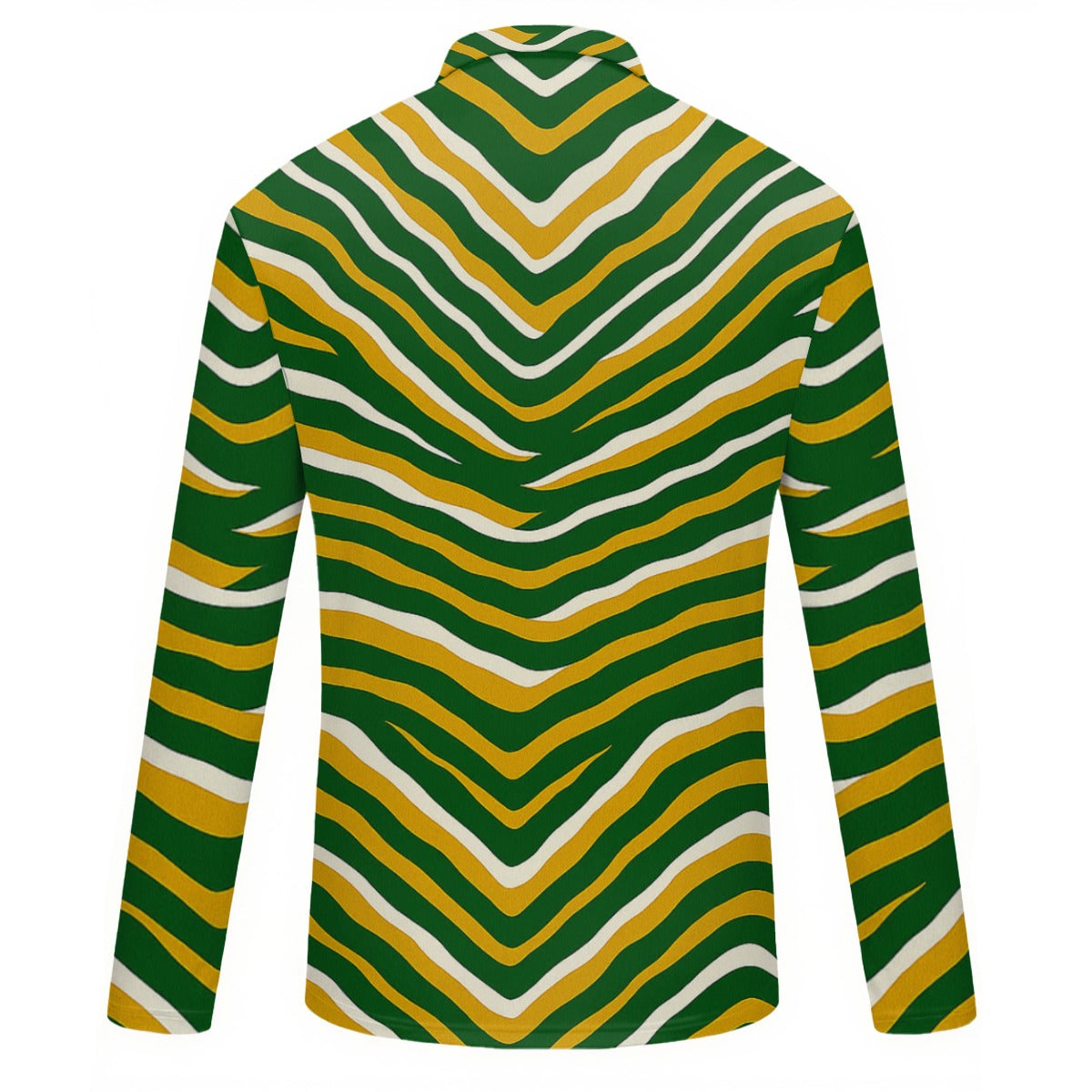 Green Bay Football Yellow Green Women’s Quarter Zip Long Sleeve Sport Shirt – Game Day Streetwear