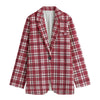 Alabama Crimson Tide Tartan Plaid Crimson White Women's Leisure Blazer