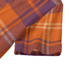 auburn tigers tartan plaid orange navy  women tartan plaid game day shirt