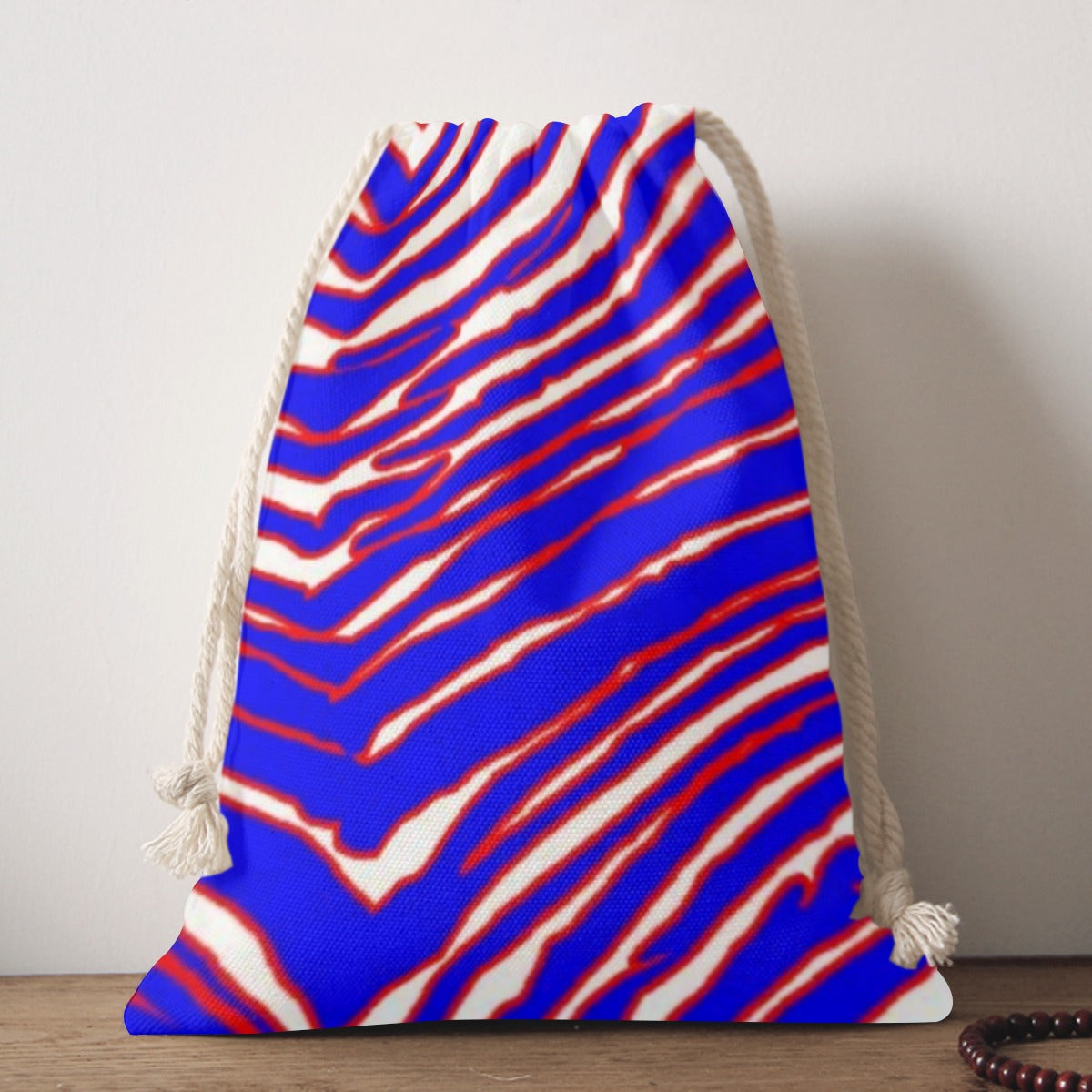 Buffalo Bills zubaz Double-Side Printing Christmas Bag – Red Blue White Zebra Game Day Style – nfl fan apparel, lightweight game day shirt, image 1.0